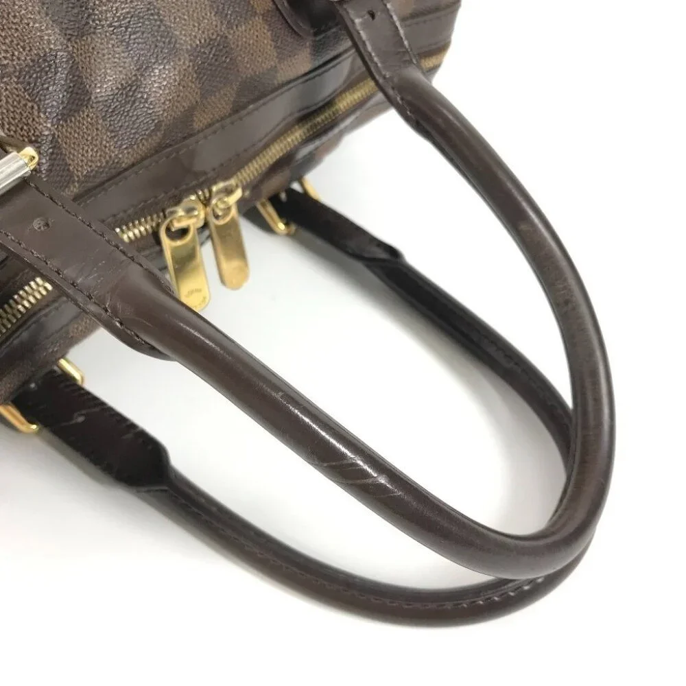 LOUIS VUITTON N52000 Damier Berkeley Bag Hand Bag Damier Canvas Ebene Brown - Picture 10 of 16